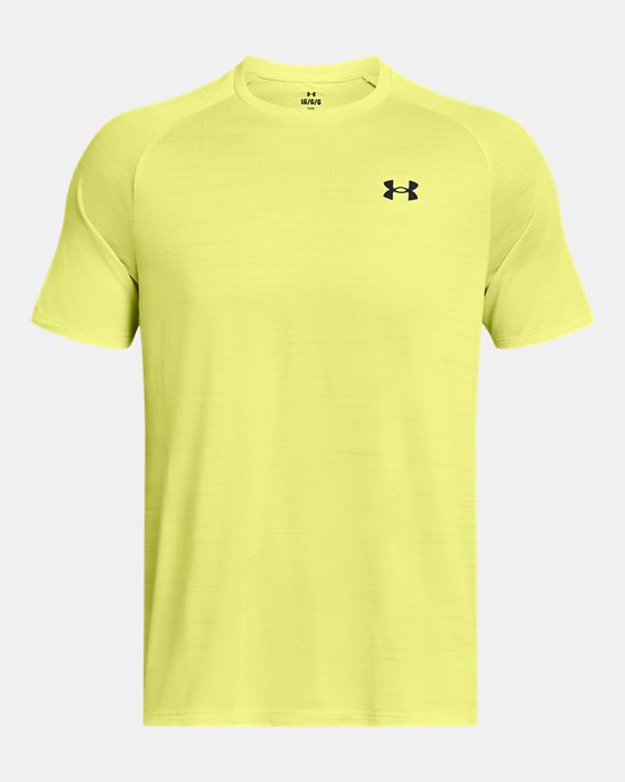 เสื้อแขนสั้น UA Tech™ 2.0 Tiger สำหรับผู้ชาย in Yellow image number 4